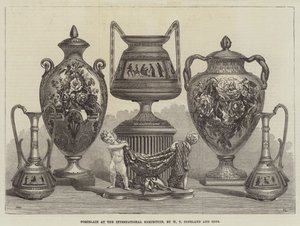 Porselen på den internasjonale utstillingen, av W T Copeland and Sons